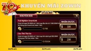 khuyến mãi Zowin