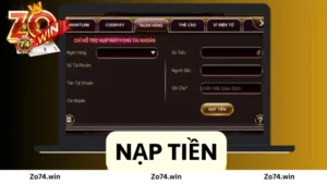 nạp tiền zowin
