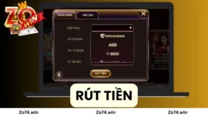 Rút tiền Zowin
