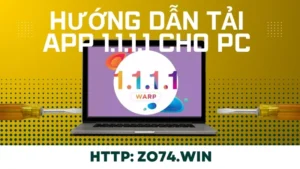 Tải app 1.1.1.1 dành cho PC, máy tính